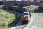 CSX 3321 leads three other GE's and train F741-18 at Boylan